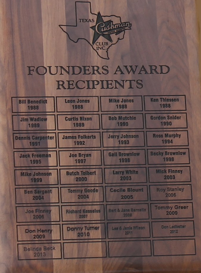 2013 Founder's Award
